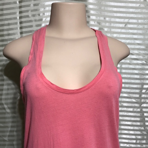 Comfy Broken In Peachy Pink Racer Back Tank Top - Picture 3 of 9